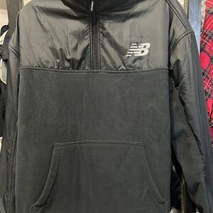 New Balance Black Half-Zip Jacket